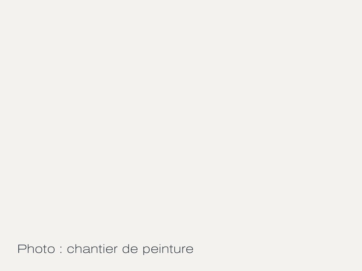 Emplacement pour une photo de chantier de peinture